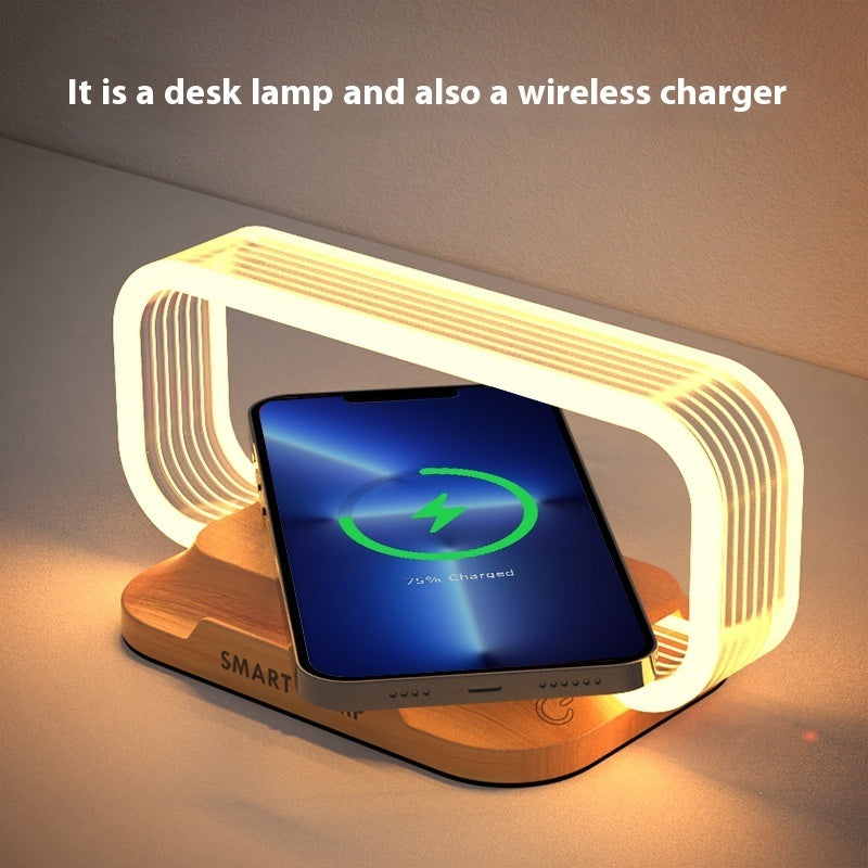 10W Mobile Phone Charging Touch Dimming Indoor Wireless Charger Small Night Lamp